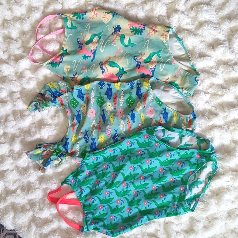Mini Boden one piece swimsuit lot